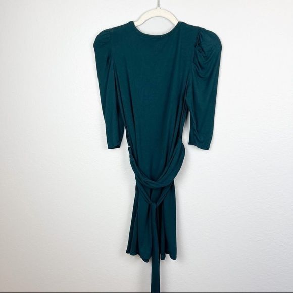 ANTHROPOLOGIE MAEVE Ceres Ruched Green Dress XXS - Picture 9 of 9